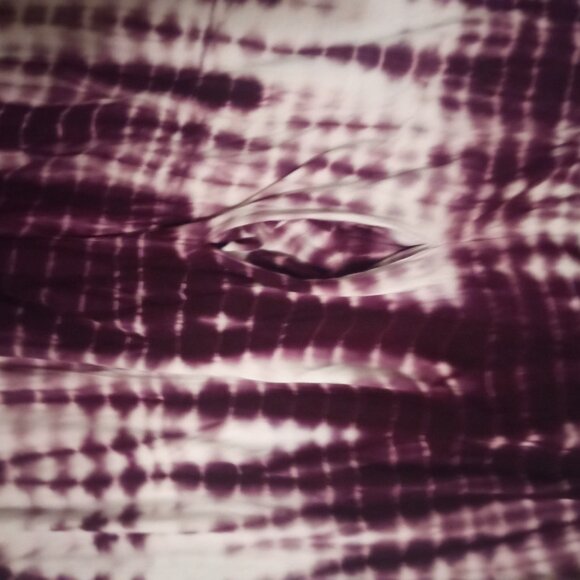 New Lane Bryant women's sleeveless burgundy tie-dye dress size14/16 rayon/spand - Picture 6 of 8